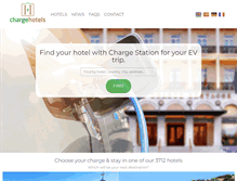 Tablet Screenshot of chargehotels.com